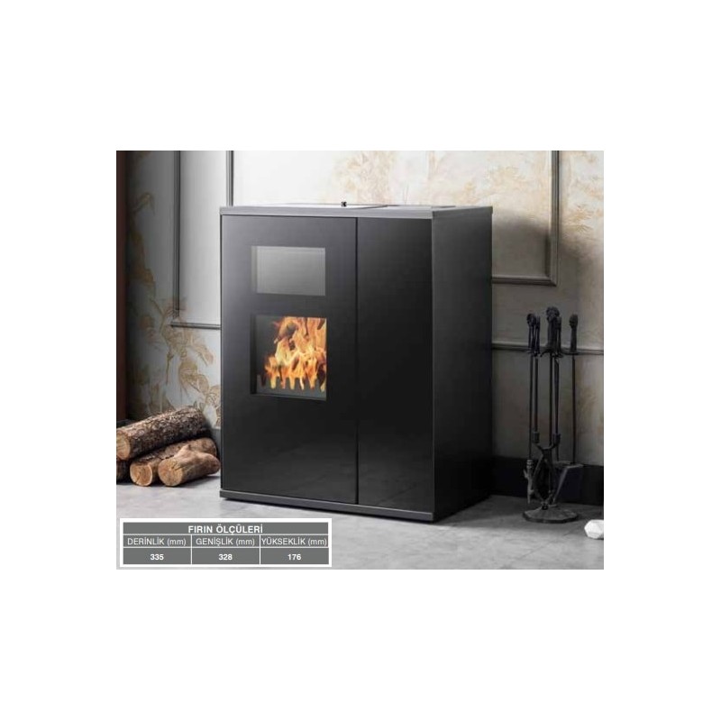 DAİWA DP-30 F PELET SOBASI KUZİNELİ KALORİFERLİ  (Kargo Bedava)