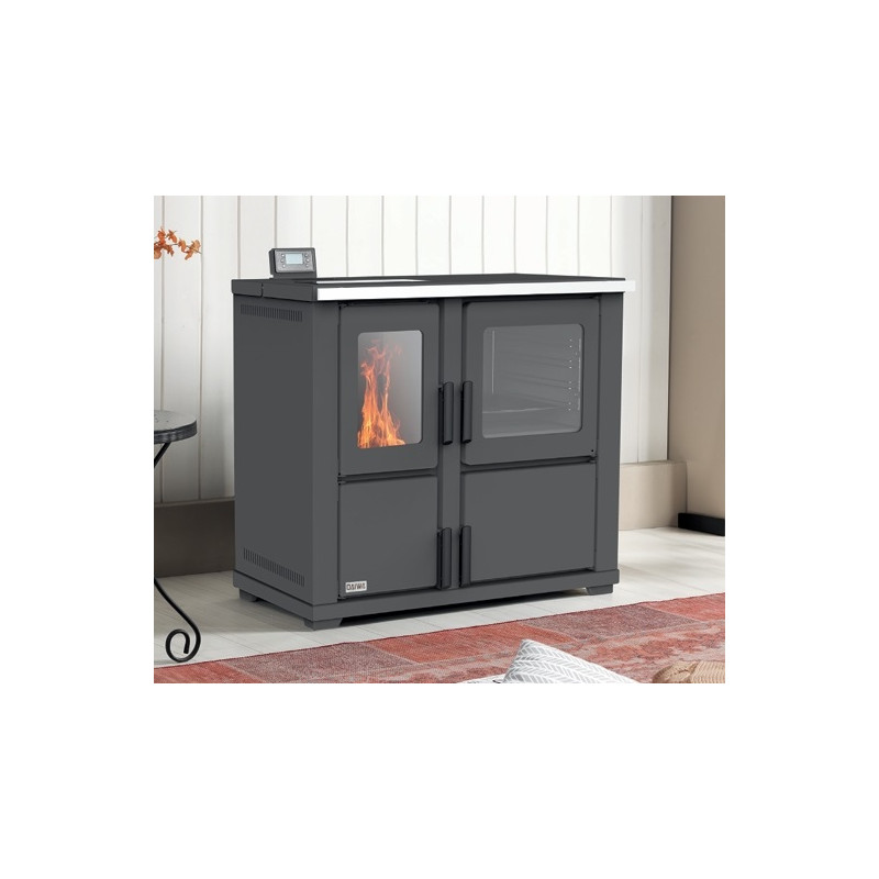 DAİWA DP-22 F PELET SOBASI KUZİNELİ KALORİFERLİ  (Kargo Bedava)
