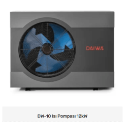 DAİWA DW-10 MONOBLOK ISI POMPASI 12 KW A+++ PANASONİC İNVERTOR  (Ücretsiz Kargo)