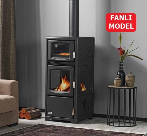 DAİWA DKS-19 +F KATI YAKIT SOBASI FANLI - Kuru Tip (Kargo Bedava)