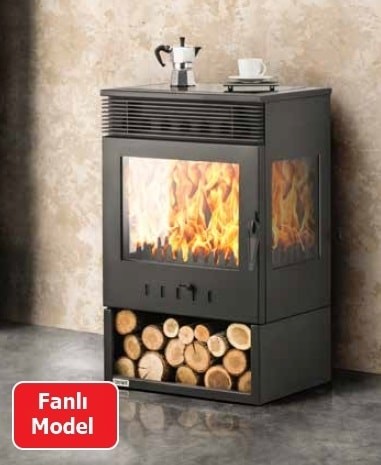 DAİWA DKS-12 FANLI ŞÖMİNELİ ODUN SOBASI