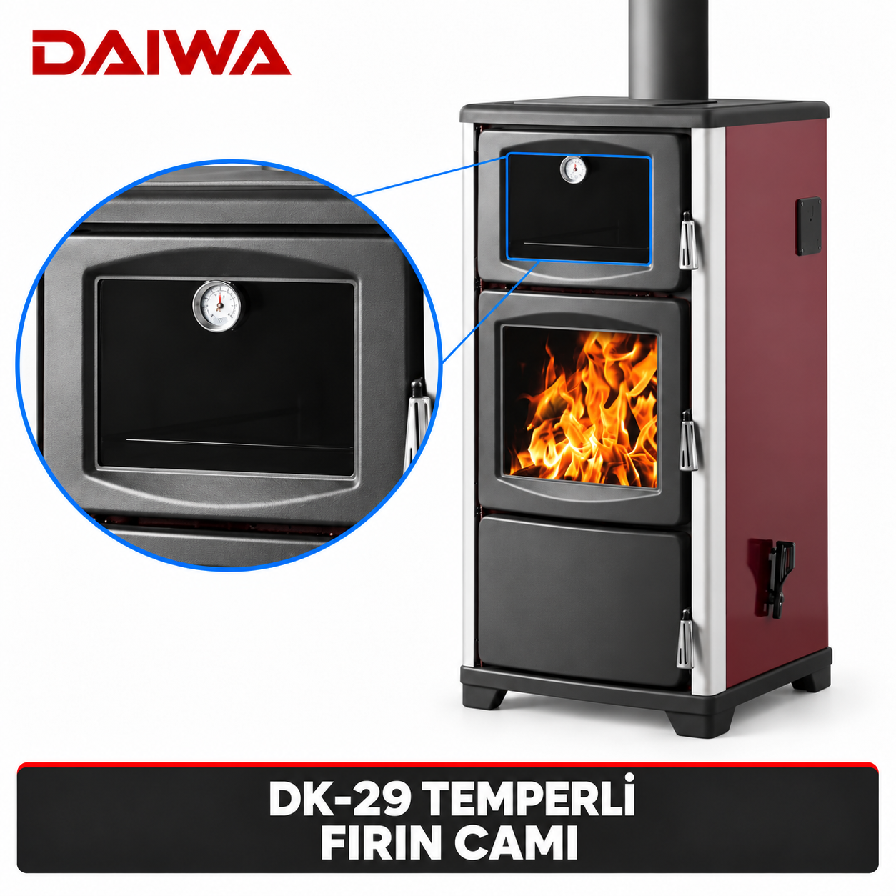 DK-29 temperli fırın camı